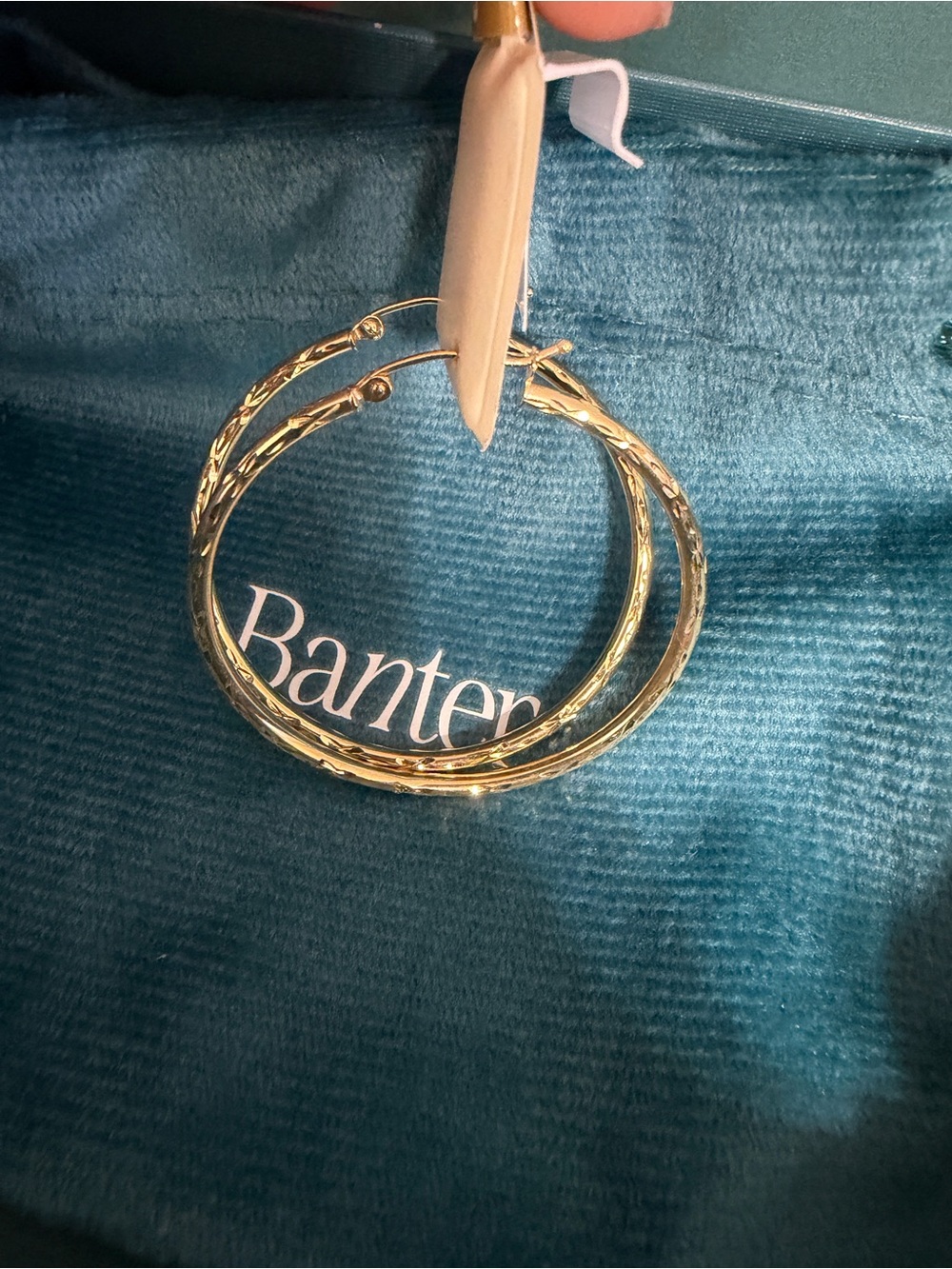 Banter Gold Twisted Hoop Earrings - 10k Women's Jewelry